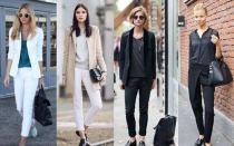 Loafer'larla ne giyilir - moda ayakkabı trendleri Kadınlar için kalem etek ve mokasen