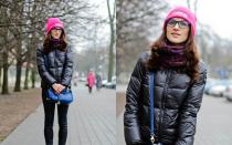Women's long down jacket - what to wear with it and how to create fashionable looks?