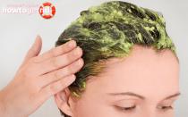 Avocado mask to moisturize and nourish hair