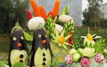 წვრილმანი ხილის ხელნაკეთობები ბავშვების შემოქმედებისთვის ვიდეო ბოსტნეულისგან ხელნაკეთობების დამზადების შესახებ